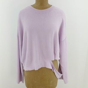 Topshop Lavender Purple Crew Neck